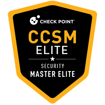 Check Point Certified Security Master Elite (CCSM Elite) badge