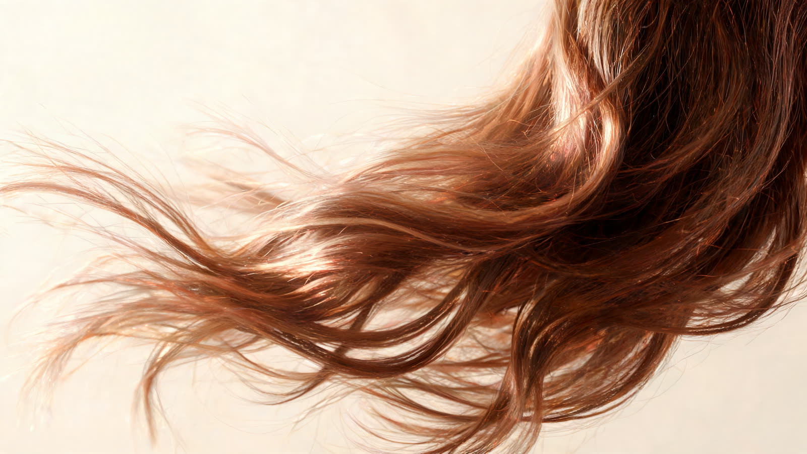 Balayage i varme toner